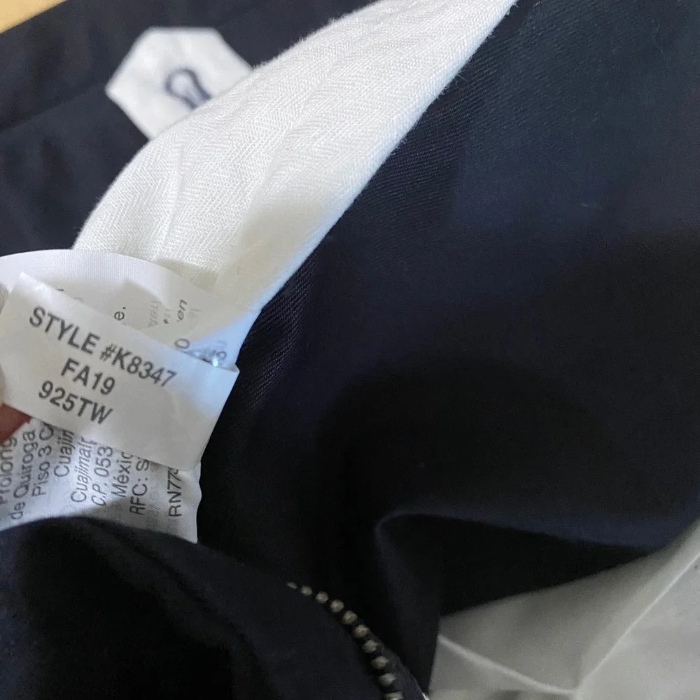 J.Crew Ludlow Slim Fit 3XDRY black Chino Pants Mens‎ 35x32 cotton blend career